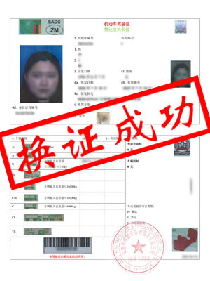 赞比亚驾照翻译-芜湖李女士换证成功