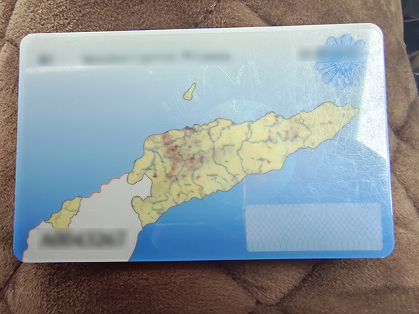 东帝汶驾照原件